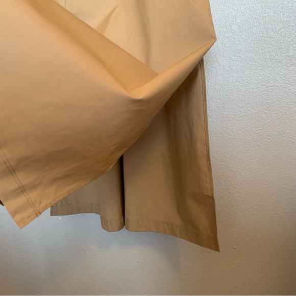 Everlane Size XS Supima High-Neck Riviera Midi Dress Pockets Black & Tan NWOT - Picture 8 of 17